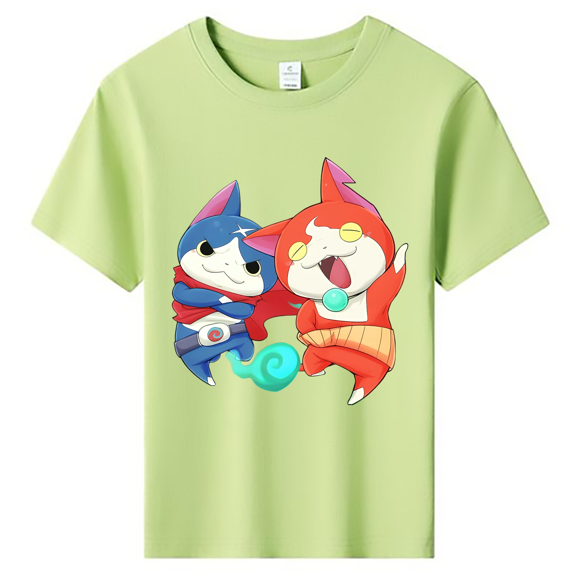 （画像用） 妖怪ウォッチ Yo-kai Watch 綿100％キッズTシャツ（フロントプリント）